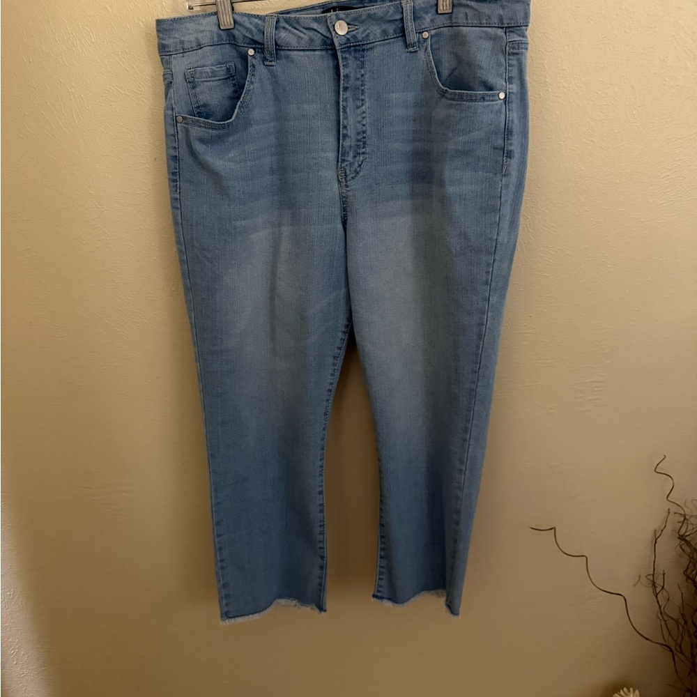 d. jeans Blue Ankle Cropped Jeans